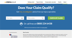 Desktop Screenshot of claims.co.uk